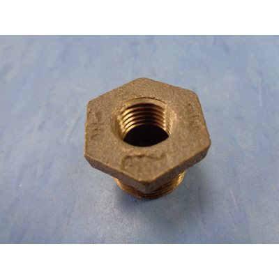 BUSHING RÉDUITE 1 / 2" X 1 / 4" LAITON