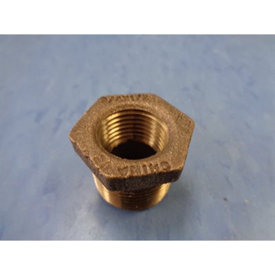 BUSHING RÉDUITE 3 / 4" X 1 / 2" LAITON